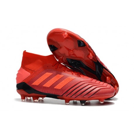 red predator boots
