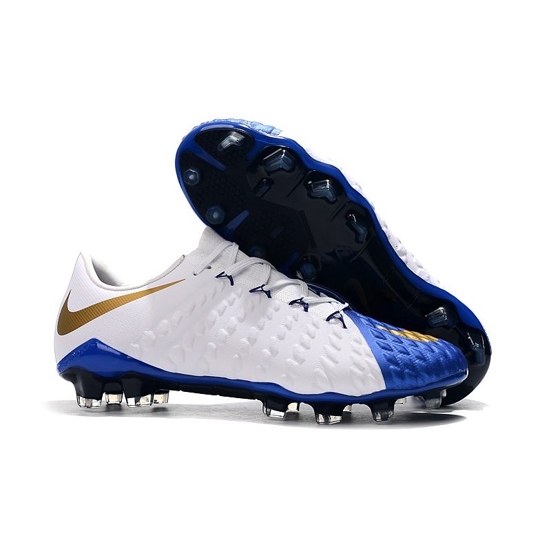 blue and gold soccer cleats