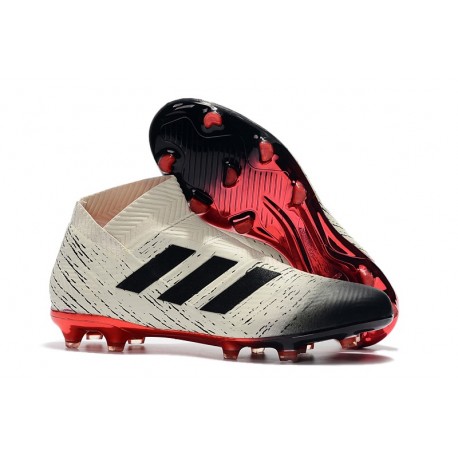 adidas red and black boots